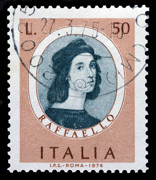 istock Italian postage stamp with a picture of Raphael (Raffaello) 177422913