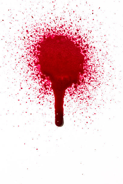 istock Blood droplet splat and drip 177422980