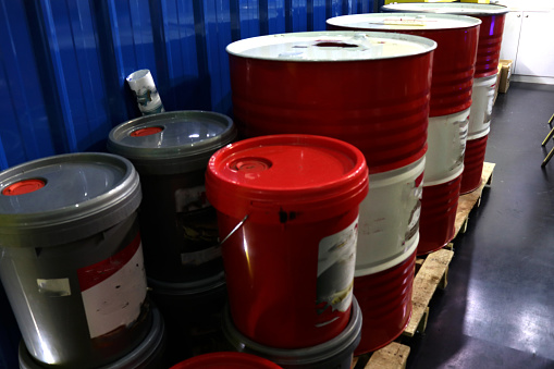 The drum contains hazardous chemicals, or hazardous industrial waste