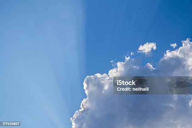 Sun Rays Stock Photo - Download Image Now - Blue, Cloud - Sky, Cloudscape