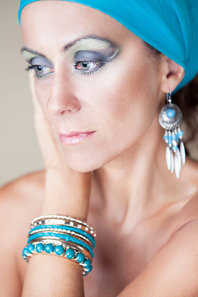 istock Beautiful woman with makeup 177424953