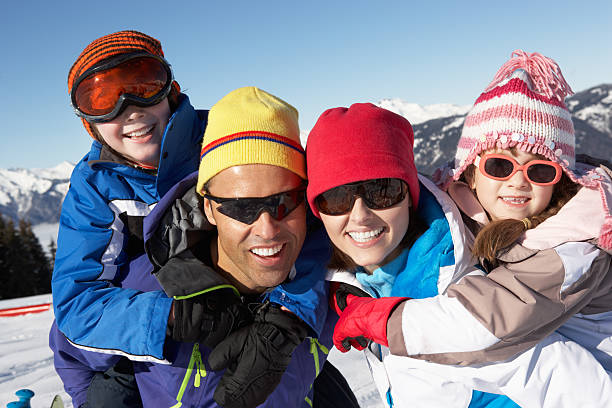 istock Family Having Fun On Ski Holiday In Mountains 177425804