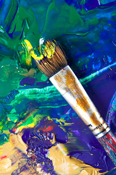 istock Painting something with paintbrush 177427620