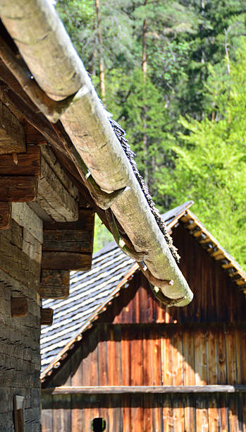 istock Architectural detail of a rain pipe 177427752