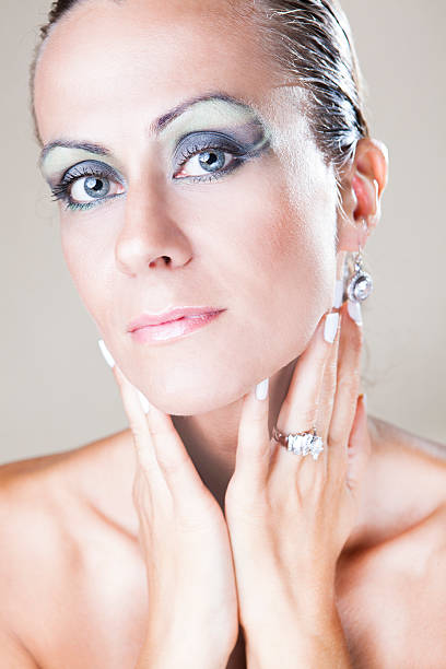 istock Beautiful woman with makeup 177427858