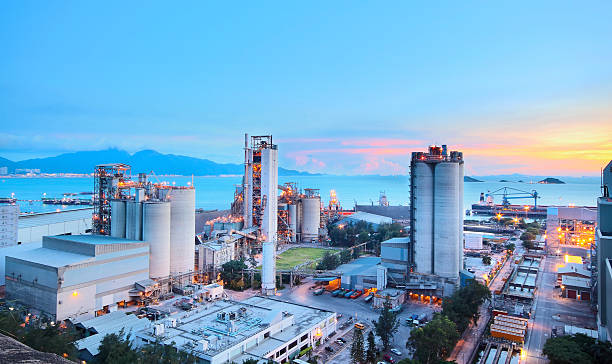istock Concrete or cement factory 177427859