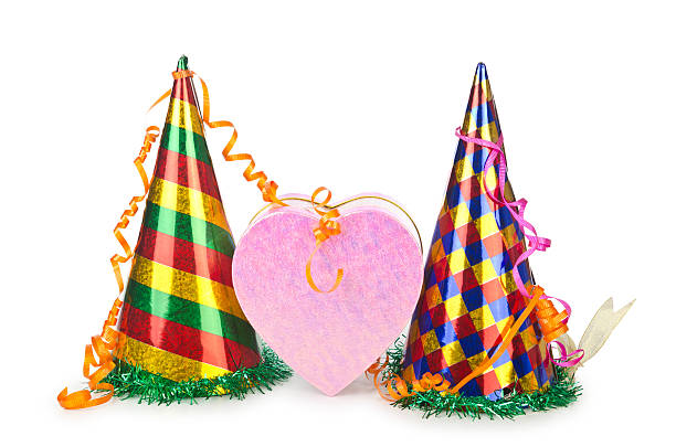istock Hats streamers and other stuff for party 177428704