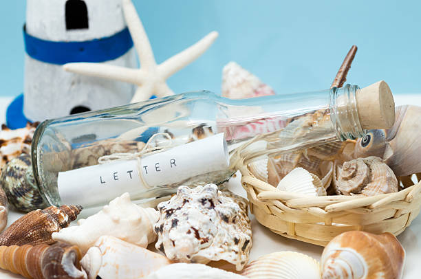 istock Letter in a bottle on the beach (XXXLarge) 177429388