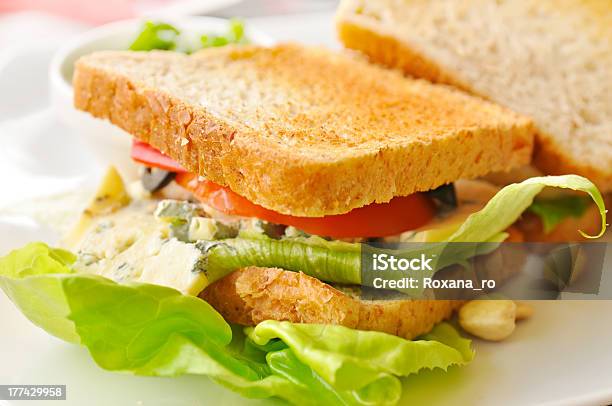 Sandwich In A Cafe Stock Photo - Download Image Now - Baking, Bread, Breakfast