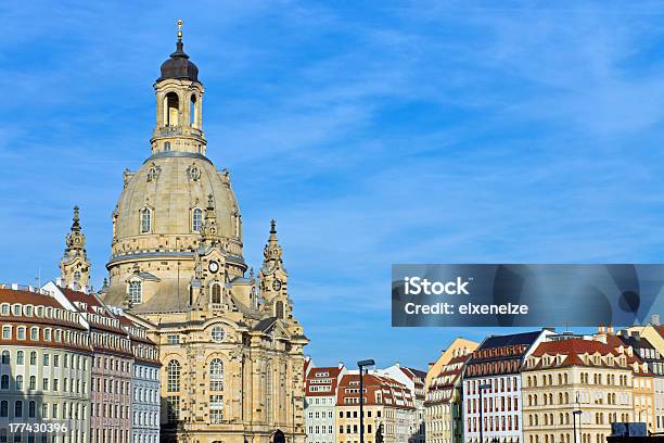 Foto de Igreja De Nossa Senhora De Dresden e mais fotos de stock de Azul - Azul, Capitais internacionais, Catedral