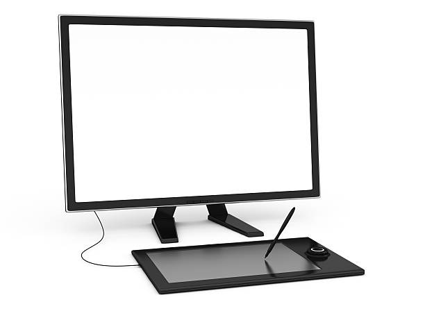 Monitor De La Computadora Y Dibujo Comprimido Foto de stock y más banco de imágenes de Blanco - Color - Blanco - Color, Cable, Color negro - iStock Monitor De La Computadora Y Dibujo Comprimido Foto de stock y más banco de imágenes de Blanco - Color - Blanco - Color, Cable, Color negro - iStock
