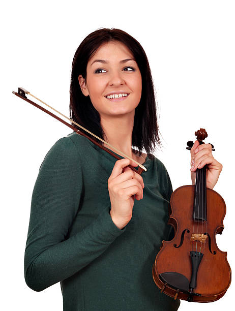 istock beautiful girl with violin 177432663