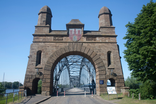 Gate to Hamburg 'Wilhelmsburg Bridge Gate'