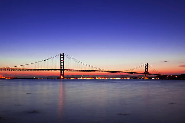 istock The Forth Road Bridge at dusk in Edinburgh Scotland 177433147