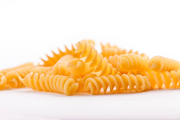 Fusilli. stock photo