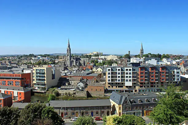 "A townscape view of Drogheda, County Louth."