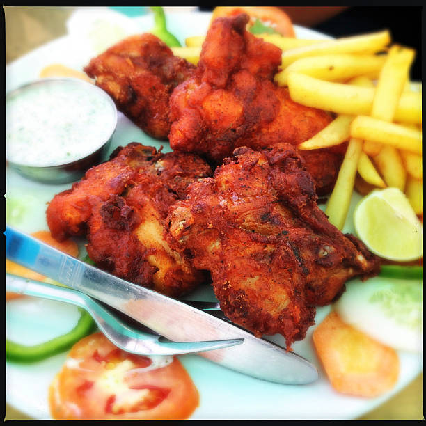 istock Tandoori chicken, indian typical food 177434332