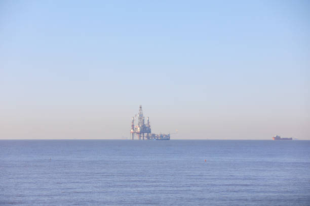 istock Offshore oil drilling platform vision, Tangshan, North China 1774354075