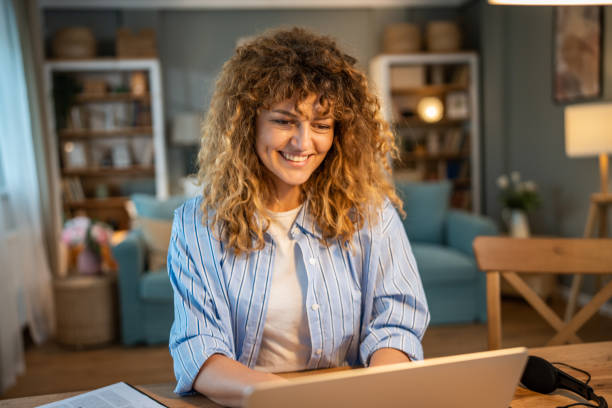 istock One beautiful young woman working online, business, freelance, e-learning, urban and modern work concept 1774357848