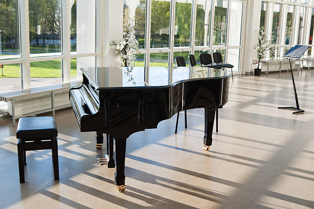 istock Grand piano in the hall 177436037