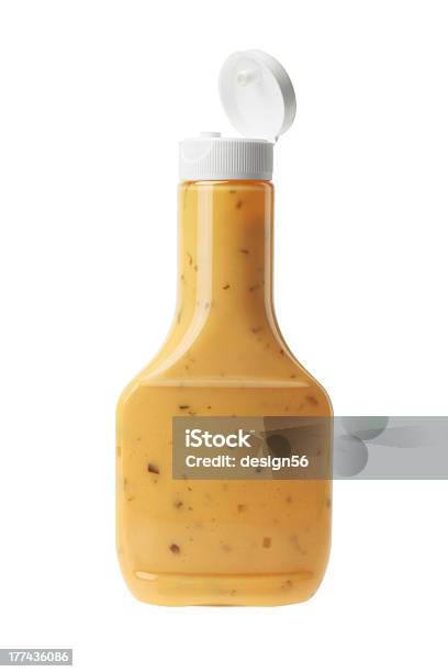 Bottle Of Thousand Island Salad Dressing Stock Photo - Download Image Now - Salad Dressing, Bottle, Cut Out