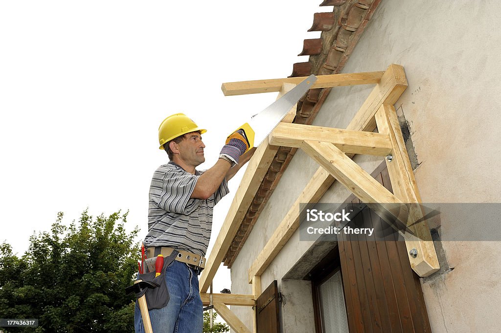 woodworking four work of a craftsman carpenter Adult Stock Photo
