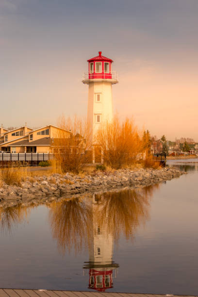 istock Lighthouse on the pointe of the lake Sylvan Lake Alberta Canada 1774363302