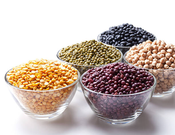 istock glass bowls with legumes on white 177436858