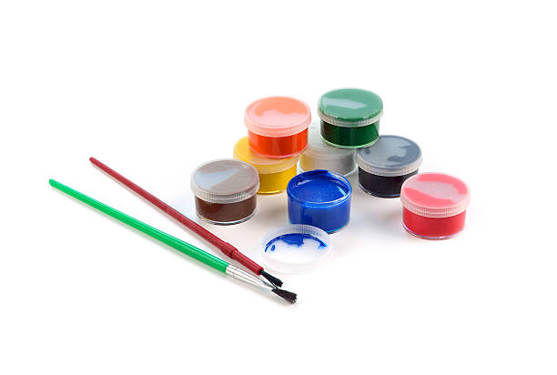 istock boxes of paints and brushes 177437259