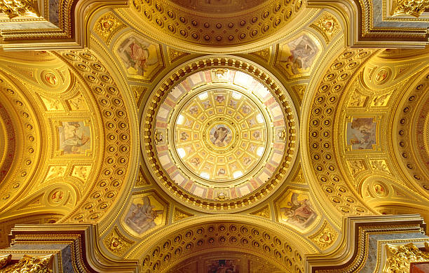 istock dome of church, interior scene 177437270