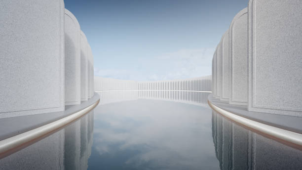 istock Abstract architecture design of modern building. 1774376431
