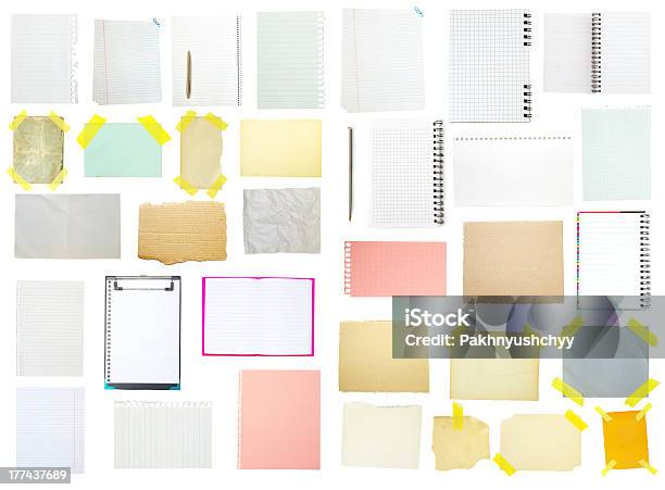 Note Paper Stock Photo - Download Image Now - Adhesive Note, Business, Cardboard