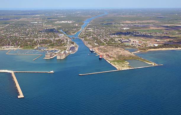 Welland Canal, aerial