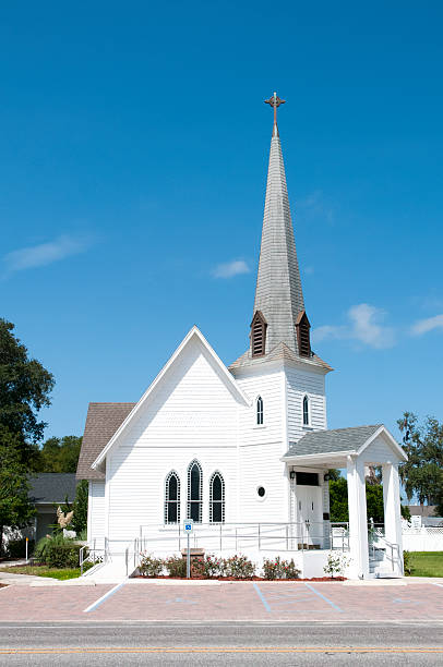 Rural Church stock photo