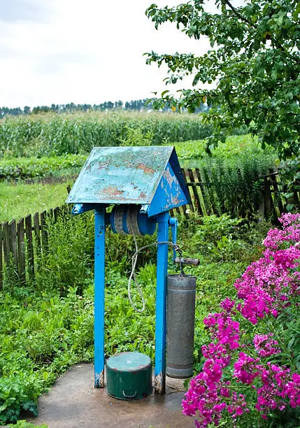 An old well in the garden