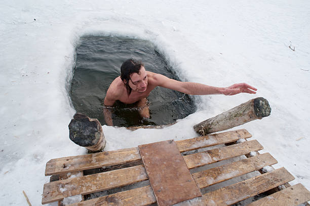 istock The winter swimming 177438446
