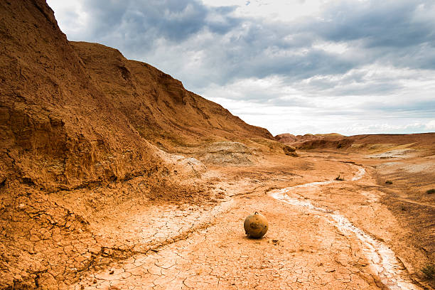 dramatic landscape of Kim-kirish stock photo