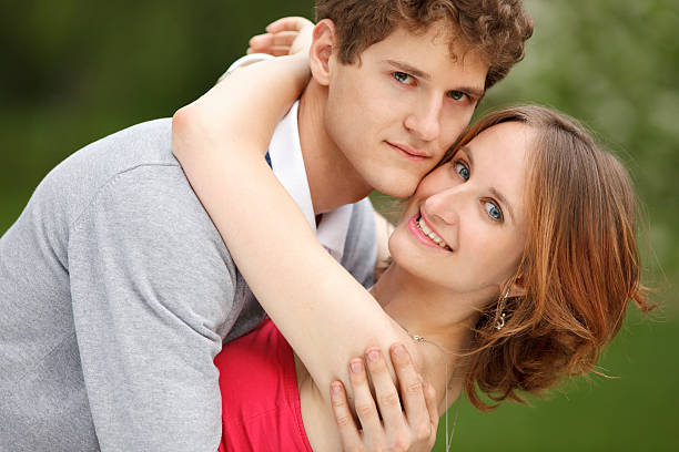 istock Young couple  having fun in the park 177438767