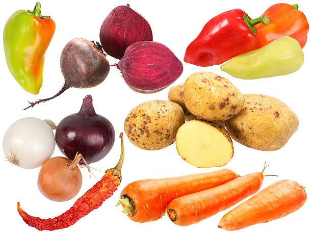 istock Set of fresh fruits and vegetables 177439372