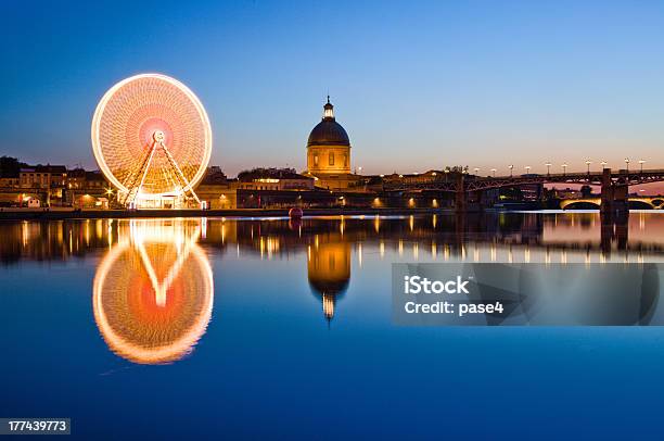 Big Wheel In Toulouse Center Stock Photo - Download Image Now - Toulouse, France, Night