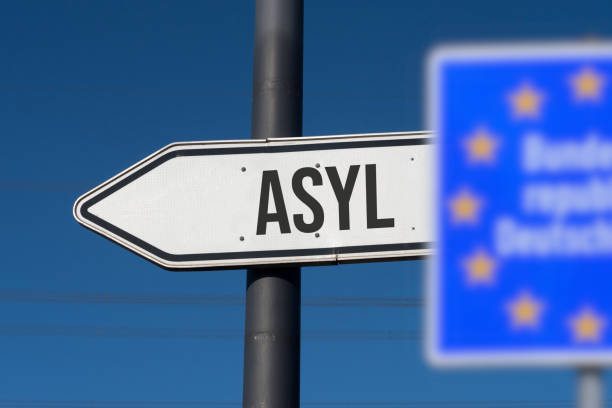 istock Shield Federal Republic of Germany and Asylum 1774401536