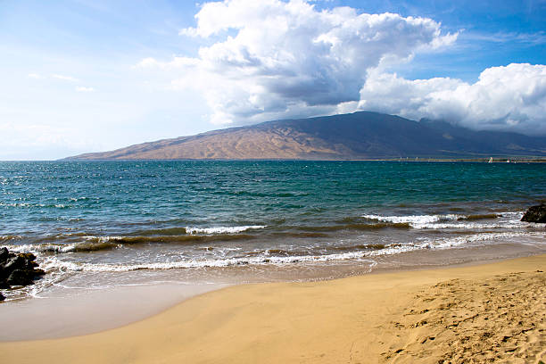 Lanai avec vue sur l'île de Maui - Photo