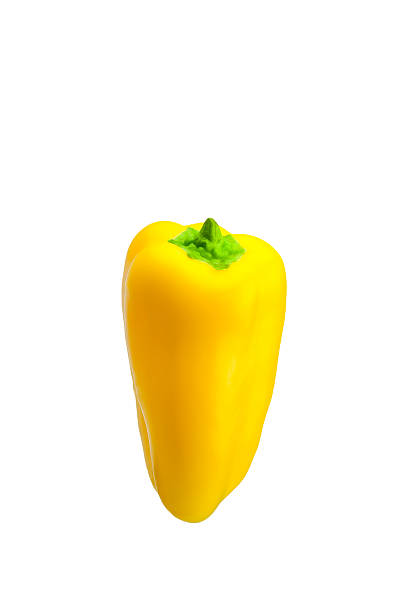 yellow pepper stock photo
