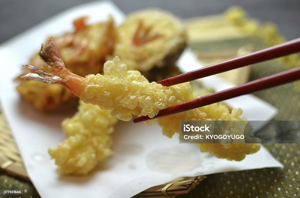 Tempura One of the most popular Japanese fritter dishes for both Japanese and foreigners. Asian Culture Stock Photo