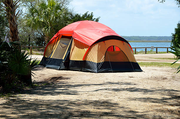 istock Tent camping on the River's Edge 177441782