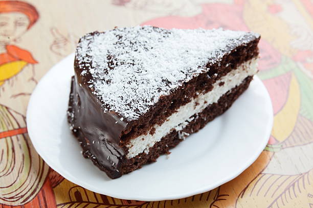 istock Sweet desert on wood background 177443144
