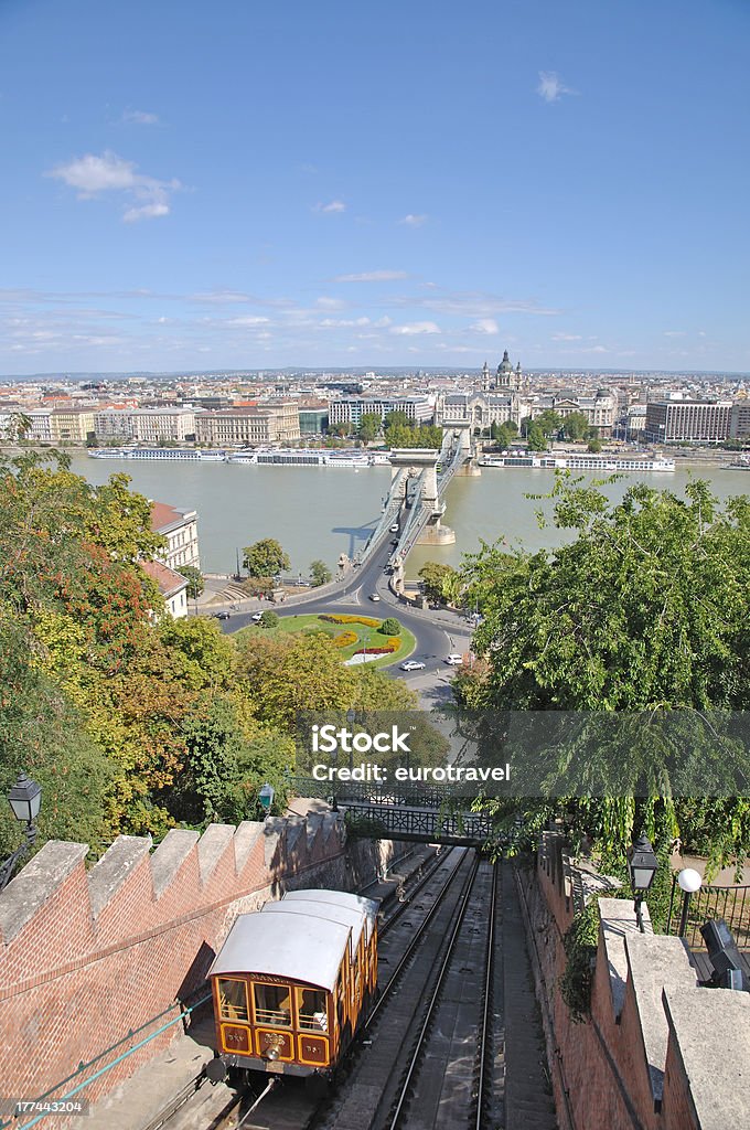 Chain Bridge, Budapest, en Hongrie - Photo de Budapest libre de droits