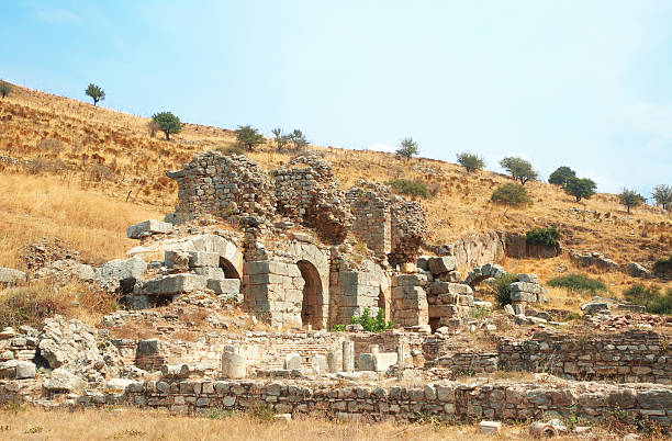 istock Ruins of columns in ancient city Ephesus 177443265