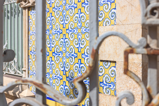 Tile pictures at the train station of Pinhão