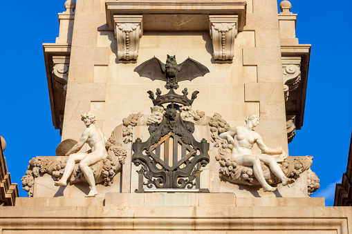 exterior of Valencia's city hall on Plaza del Ayuntamiento; Valencia, Spain